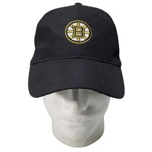 Boston Bruins Hat Cap Strapback Black Apollo